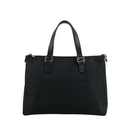 FENDI Zucchino Totebag Black Vintage evabj6