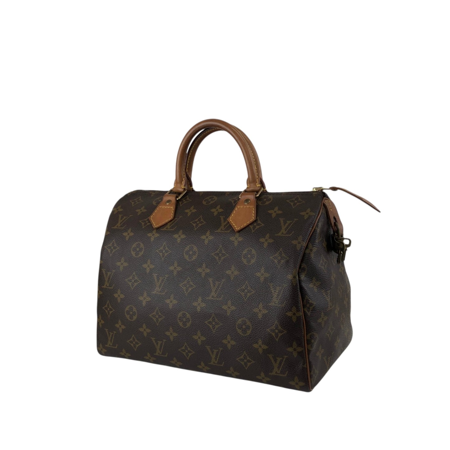 LOUIS VUITTON Monogram Boston bag Handbag Brown Vintage ancjxg