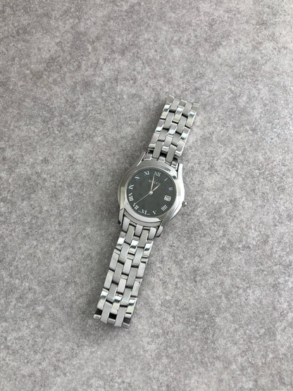 GUCCI Logo Quartz Watch Silver Vintage vx345b