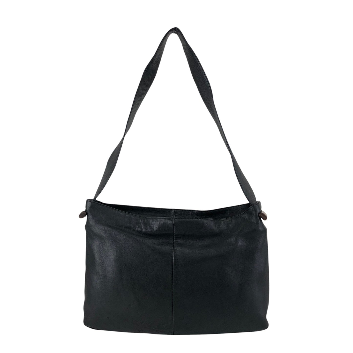 LOEWE Logo Shoulder bag Hobobag Black Vintage nj2ii2