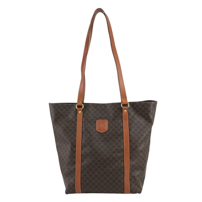 CELINE Macadam Blason Shoulder bag Totebag Brown Vintage u7fud7