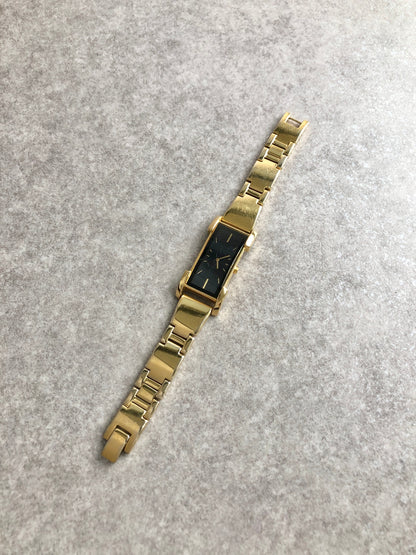 Yves Saint Laurent YSL Logo Watch Gold 5421-HI6200Y Vintage fxbm3g