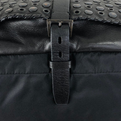 PRADA Triangle Logo Shoulder bag Black Vintage g37esw