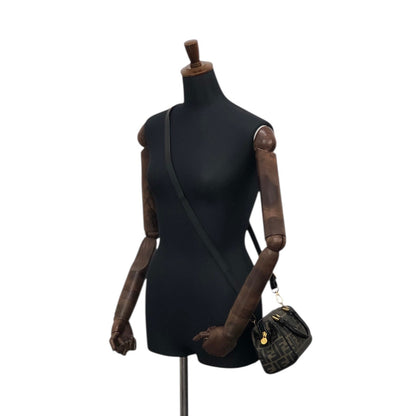 FENDI Zucca Two-way Small Boston bag Shoulder bag Brown Vintage sfanas