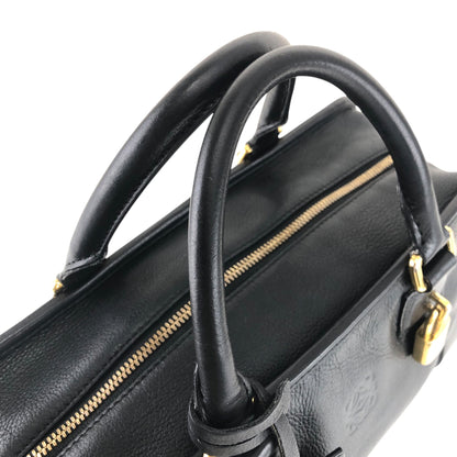 LOEWE Amazona28 Anagram Handbag Boston bag Black Vintage 4ve2yy