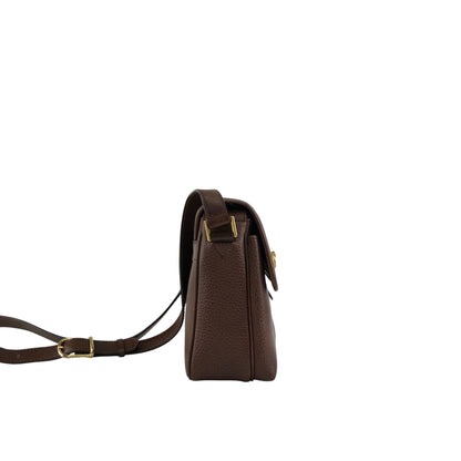 CELINE Gancini Shoulder bag Brown Vintage 88rbj3