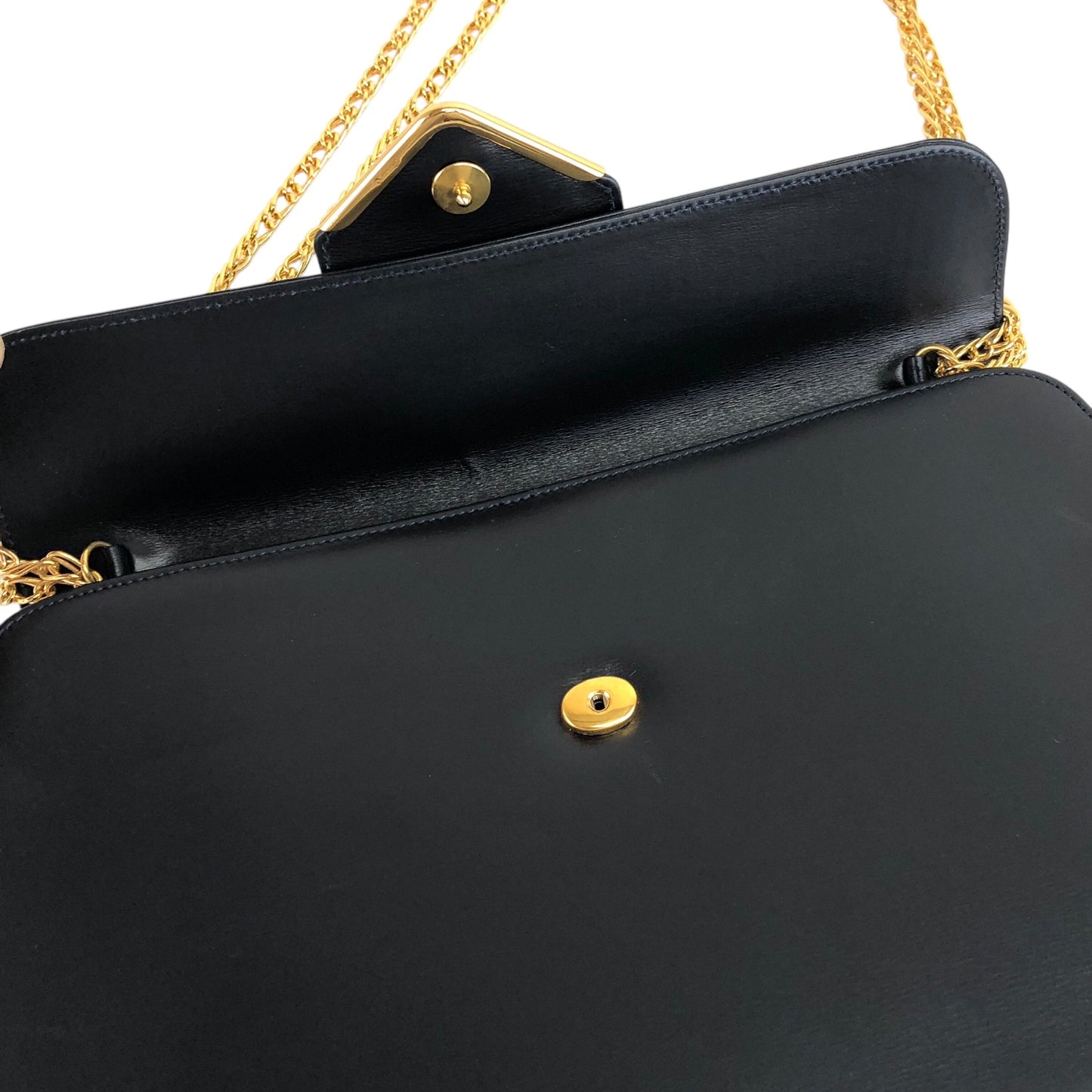 Cartier Chain Shoulder bag Navy Vintage s7zk4c