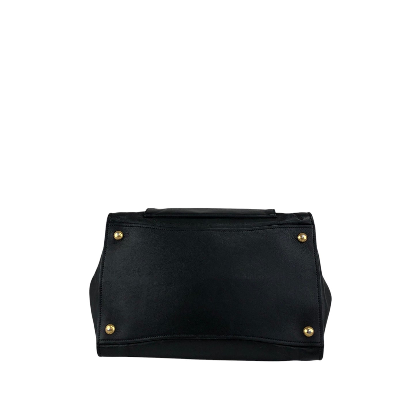 PRADA Triangle Logo Two-way Handbag Shoulder bag Black Vintage d2mxxu