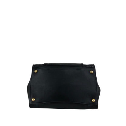 PRADA Triangle Logo Two-way Handbag Shoulder bag Black Vintage d2mxxu