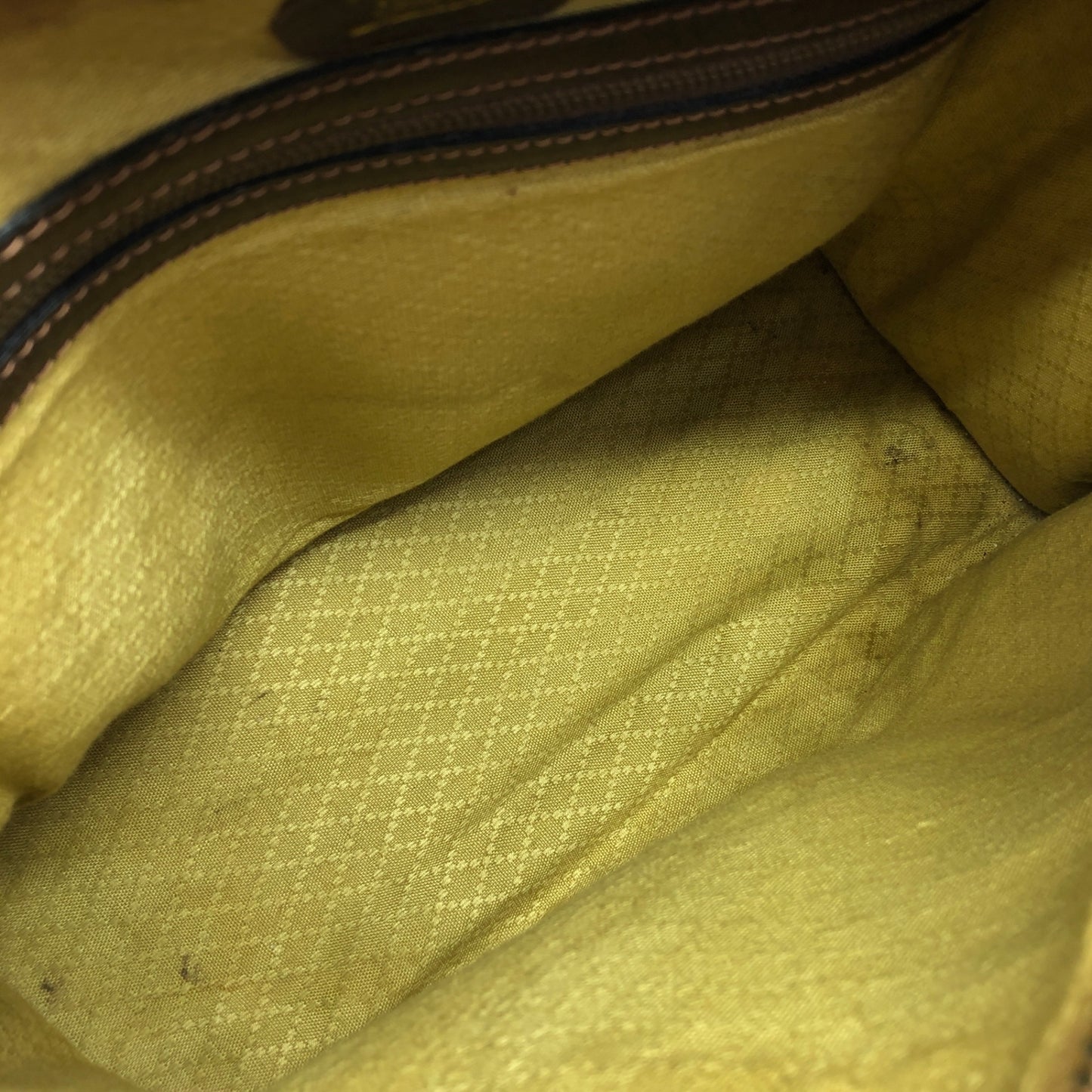 GUCCI Sherry Line GG Canvas Handbag Boston bag Brown Vintage pcefbw