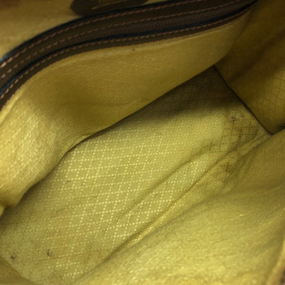 GUCCI Sherry Line GG Canvas Handbag Boston bag Brown Vintage pcefbw