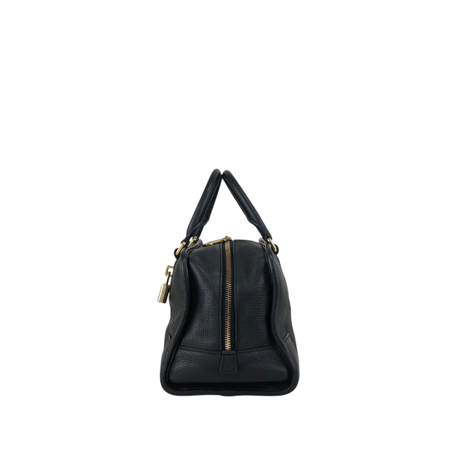 LOEWE Amazona28 Anagram Handbag Boston bag Black Vintage n43dbr