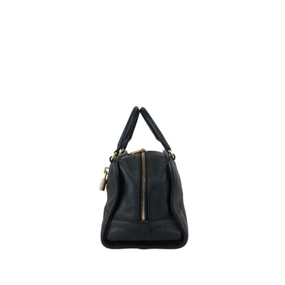 LOEWE Amazona28 Anagram Handbag Boston bag Black Vintage n43dbr
