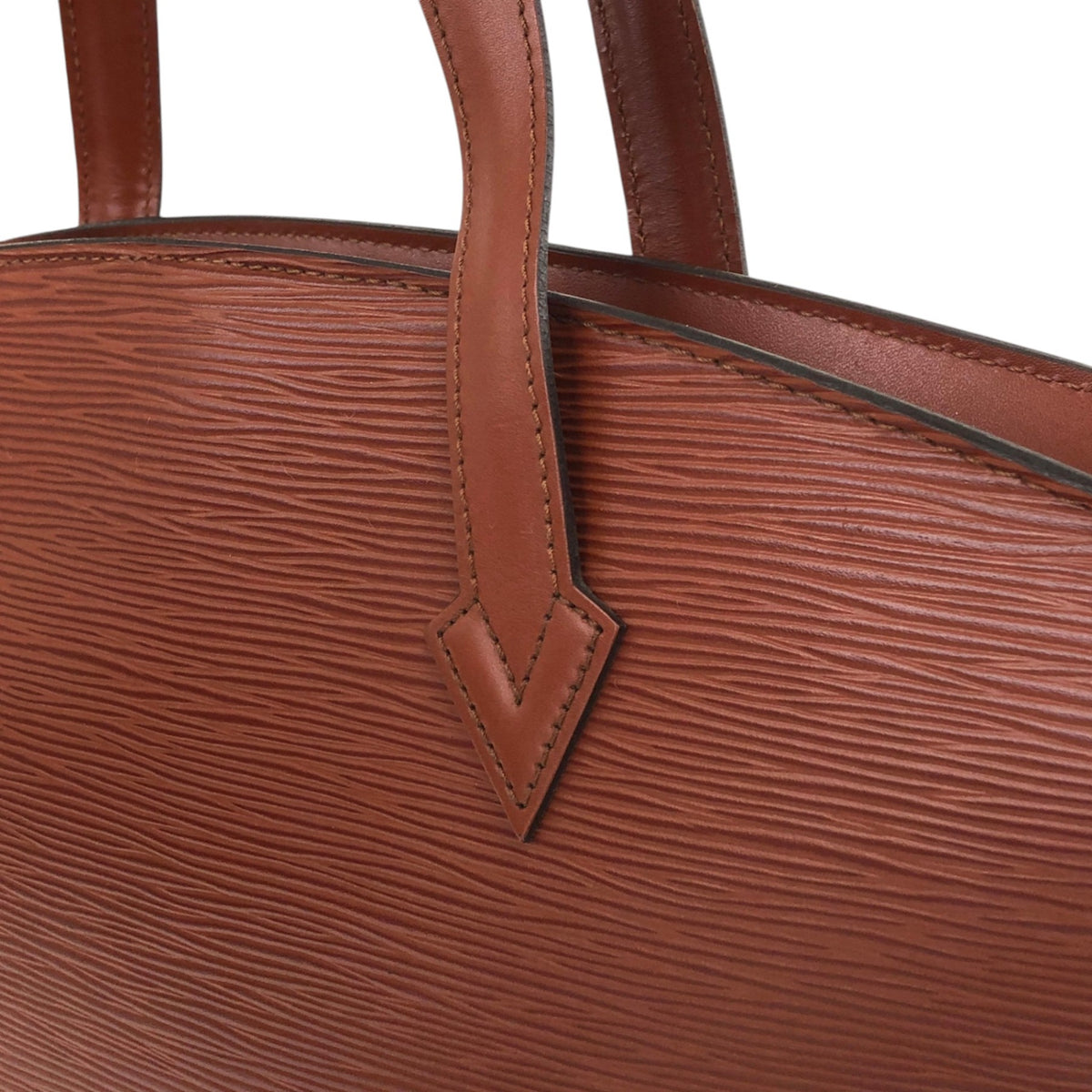LOUIS VUITTON Epi Totebag Brown Vintage p6db2u