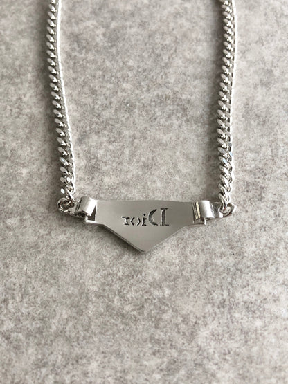 Christian Dior Logo Bracelet Silver Vintage 7imfwt