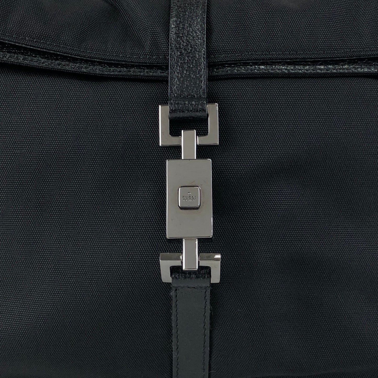 GUCCI Jackie Shoulder bag Black Vintage vunix3