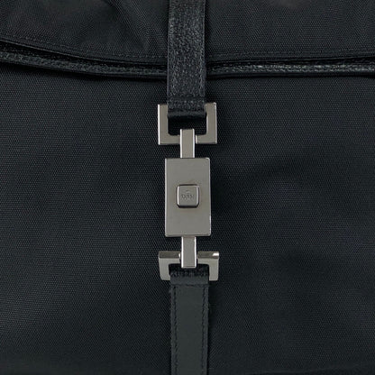 GUCCI Jackie Shoulder bag Black Vintage vunix3