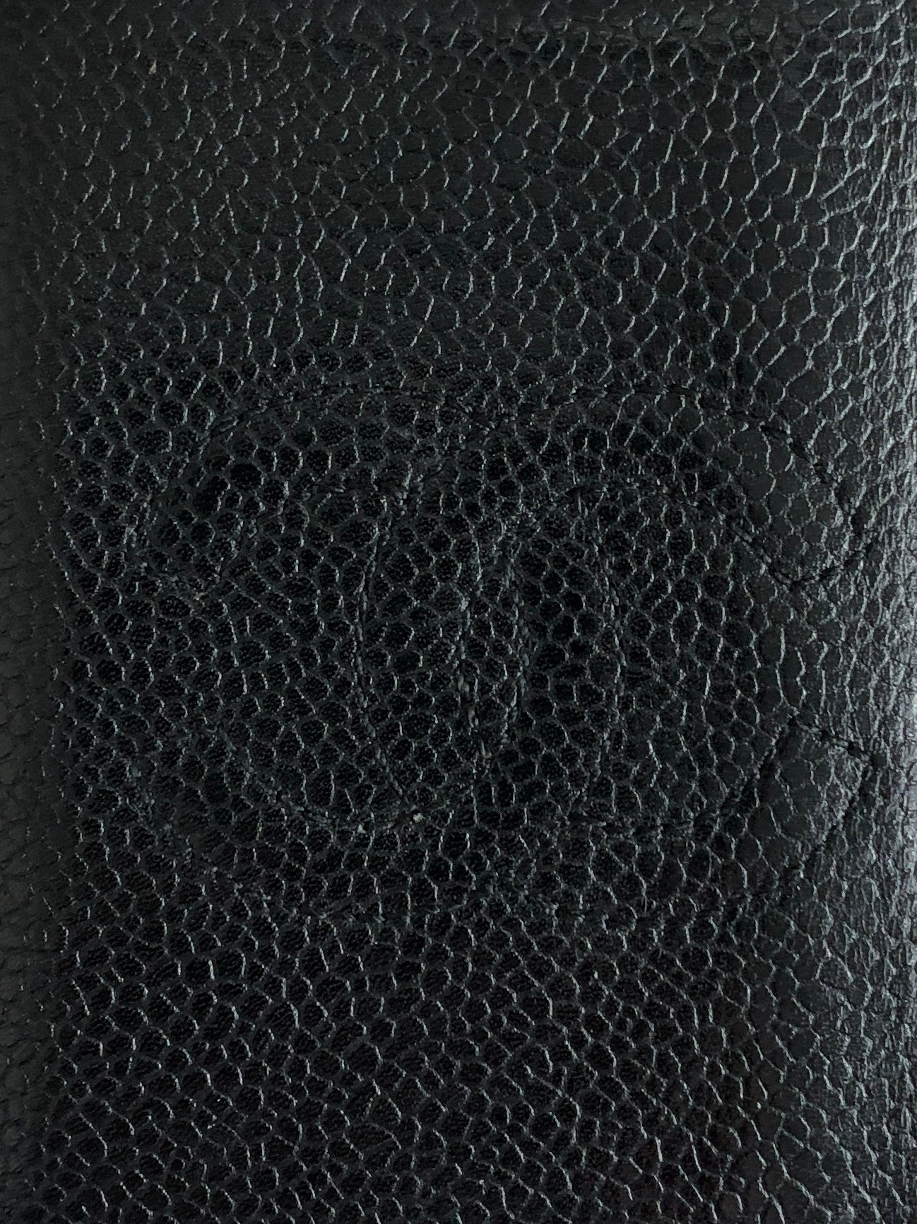 CHANEL Coco Mark Card holder Black Vintage 882n2e
