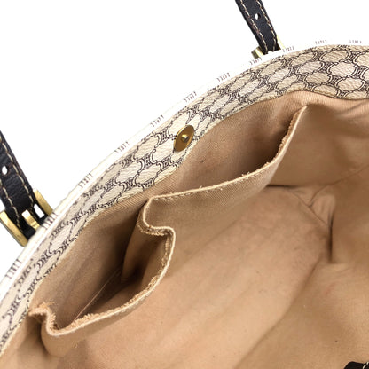 CELINE Macadam Totebag White Vintage 24apda