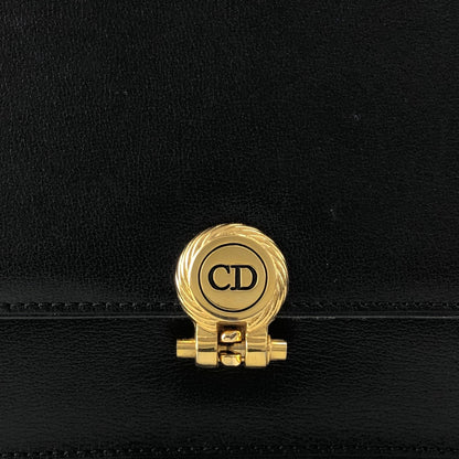 Christian Dior CD Logo Shoulder bag Black Vintage fkd5wp