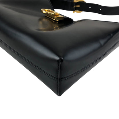 Salvatore Ferragamo Gancini Shoulder bag Black Vintage n7zn28