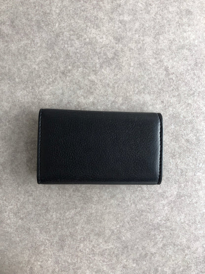 Yves Saint Laurent YSL Logo Key Case Black Vintage fjp66r