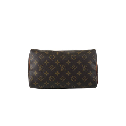 LOUIS VUITTON Monogram Small Boston bag Brown Vintage pg4nya