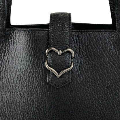 Yves Saint Laurent Logo Handbag Black Vintage zcepw5