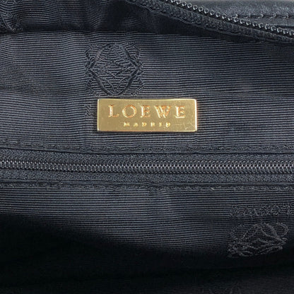 LOEWE Amazona Anagram Small Boston bag Handbag Black Vintage jeeyya
