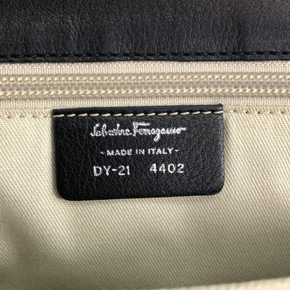 Salvatore Ferragamo Gancini Handbag Black Vintage b236p8
