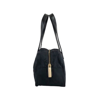 CHANEL New Travel Line Handbag Black Vintage x2dwvn
