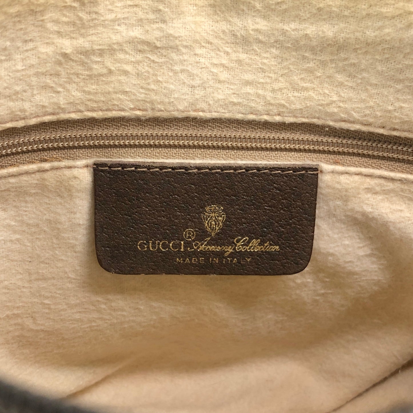 GUCCI Sherry Line Shoulder bag Beige Vintage wwyvj3