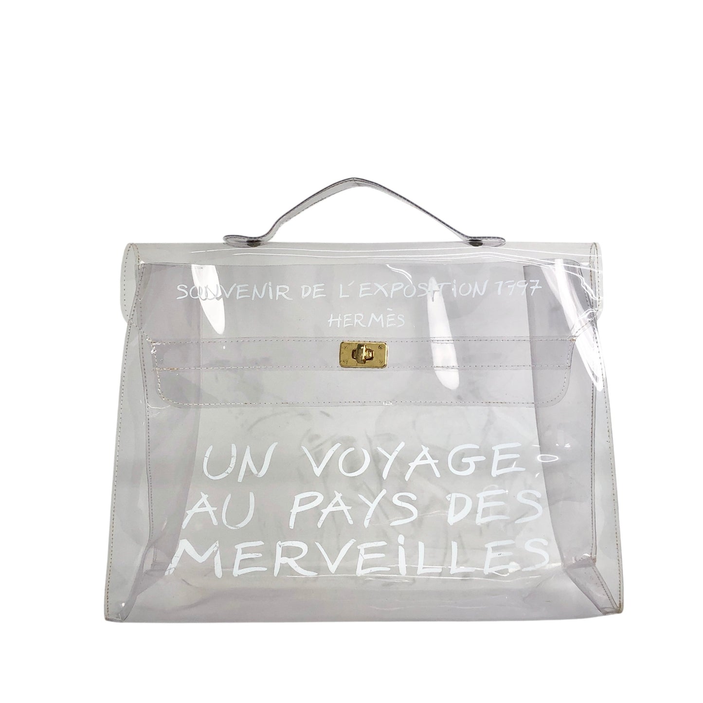 HERMES Handbag Clear Vintage 3a5dab