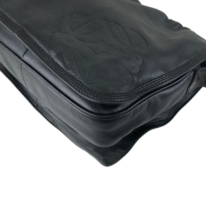 LOEWE Anagram Shoulder bag Black Vintage cdbjnf