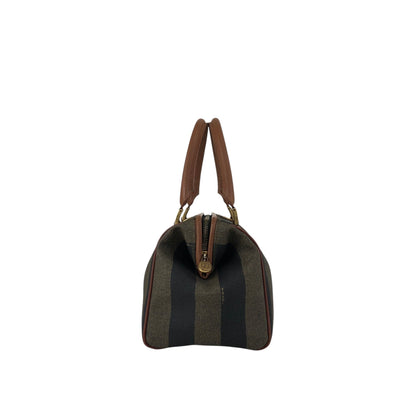 FENDI Pecan Logo Two-way Handbag Shoulder bag Brown Vintage sudkyw