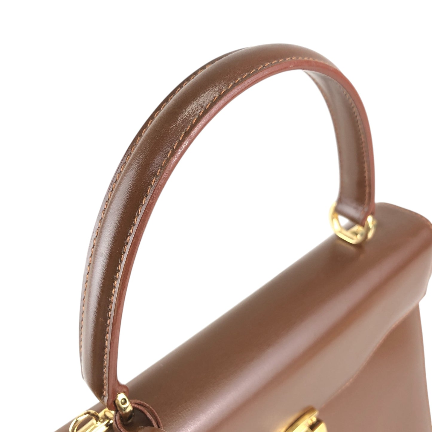 GUCCI Two-way Handbag Shoulder bag Brown Vintage icv4fg