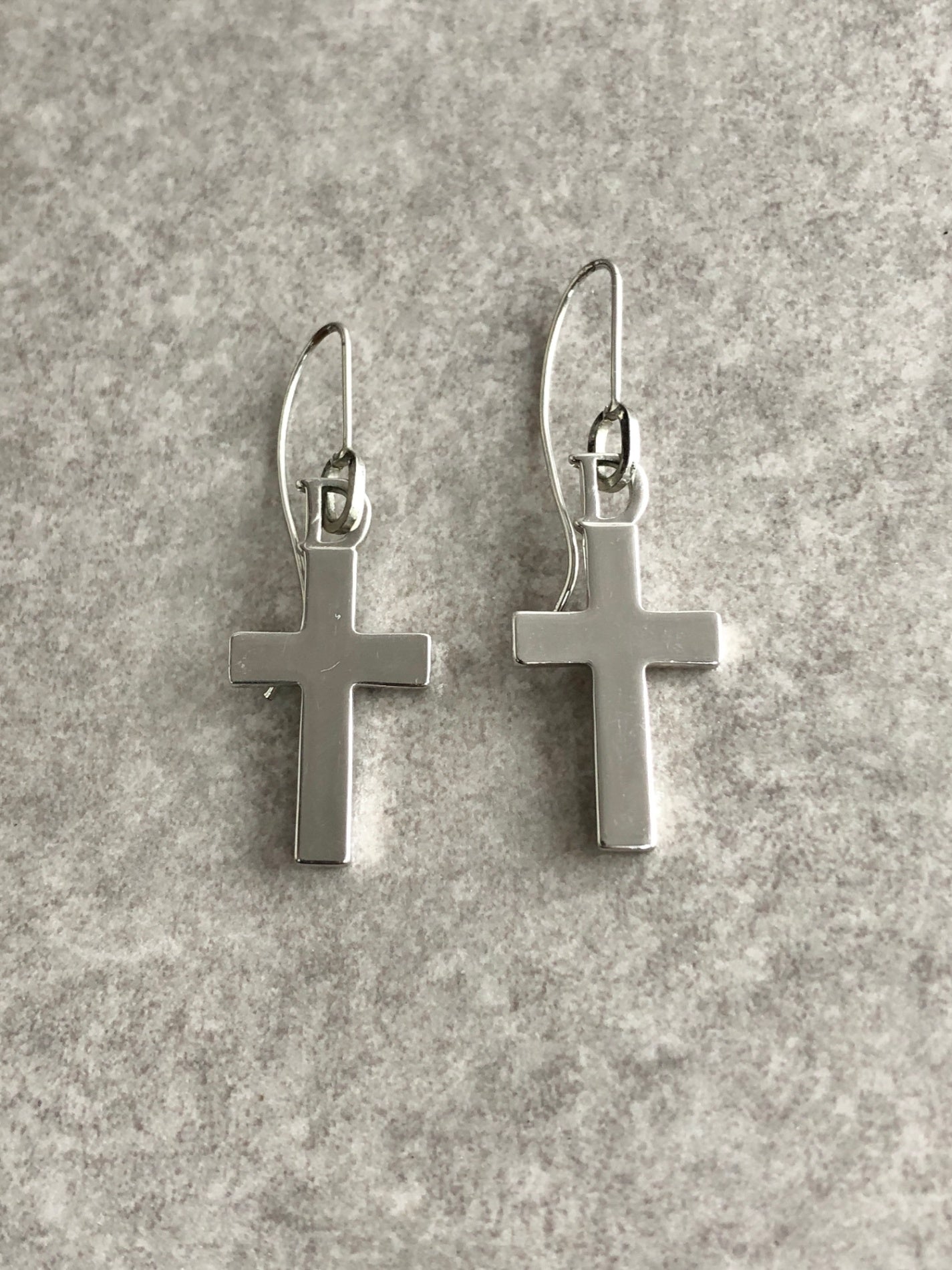 Christian Dior Cross Motif Pierced Silver Vintage u6pazy