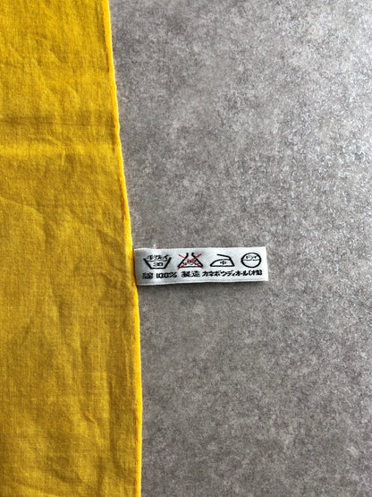 Christian Dior Silk Scarf Navy×Yellow Vintage 5w2wh8