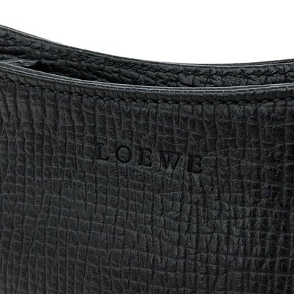 LOEWE 壓花皮革手提包迷你包黑色復古 s6hbbe 