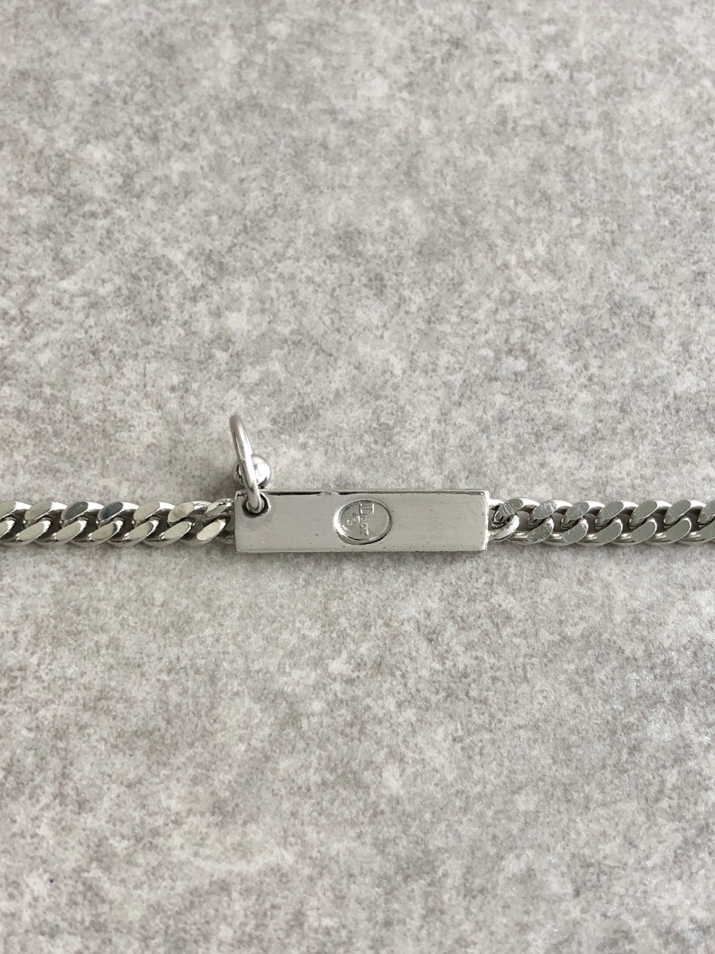 Christian DiorLogo Motif  Bracelet Silver Vintage vuk52b