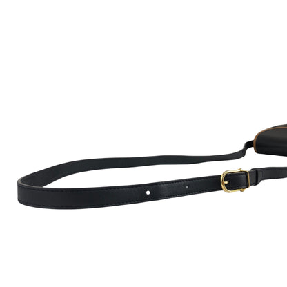 CELINE Blason 前扣肩背包 黑色復古 m2bms5