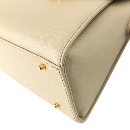 VALENTINO GARAVANI Two-way Handbag Shoulder bag Ivory Vintage t7g327