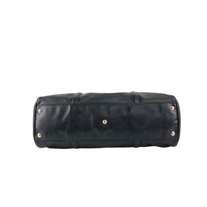 GUCCI GG Motif Small Boston bag Handbag Black Vintage f7jncz