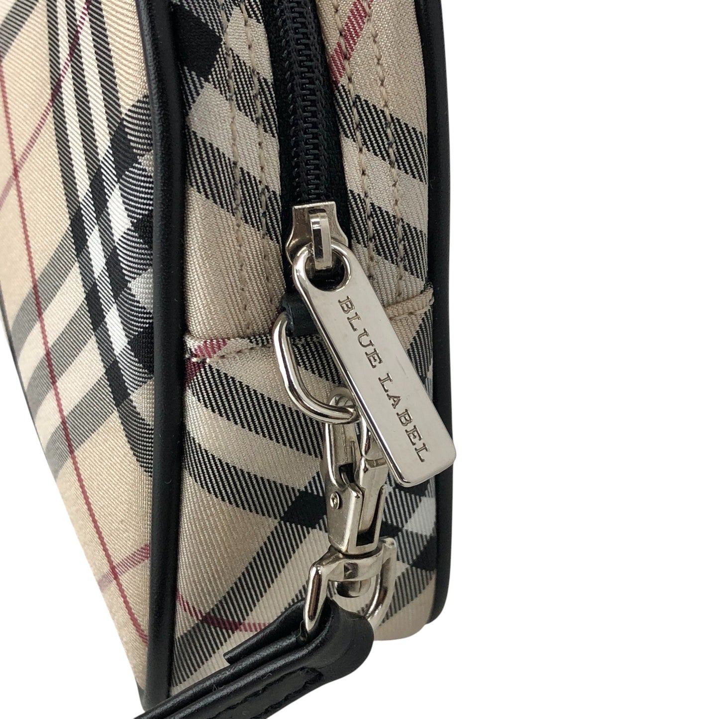 BURBERRY Nova Check Shoulder bag Beige Vintage kg336h
