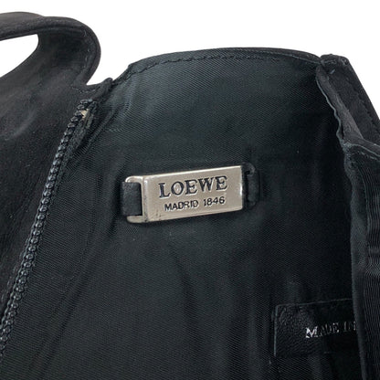 LOEWE Logo Handbag Black Vintage vfx75i