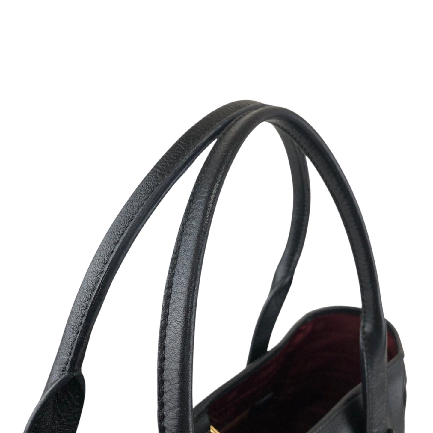 LOEWE Logo Embossed Totebag Black Vintage sfdiue