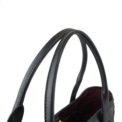 LOEWE Logo Embossed Totebag Black Vintage sfdiue