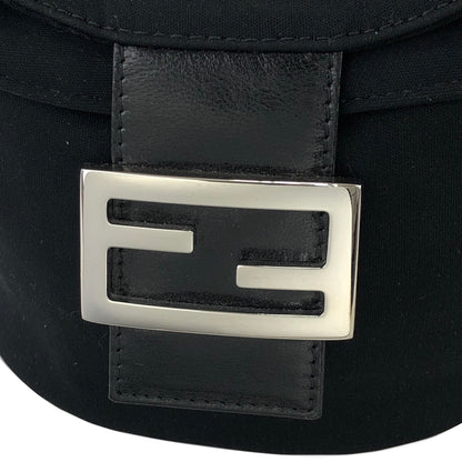 FENDI Mini Mamma Baguette Handbag Black Vintage vd2wz4