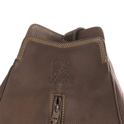 LOEWE Anagram Shoulder bag Brown Vintage nnu3ij