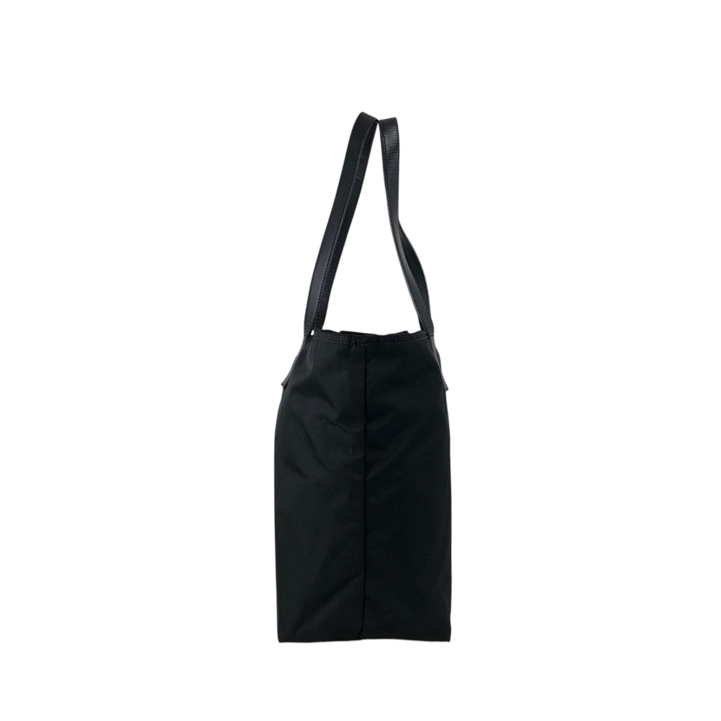 PRADA Tessuto Triangle Logo Totebag Black Vintage mbeuzk